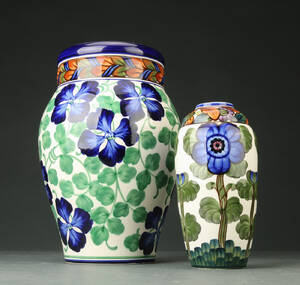 Aluminia. To vaser af fajance 2