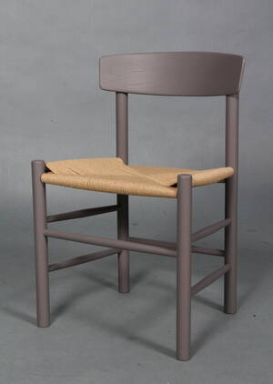 Børge Mogensen. Folkestolen model J-39, lakeret egetræ.