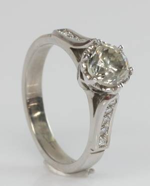 Brillantring, ca. 1.62 ct.