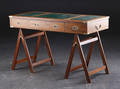 Military style skrivebord, mahogni
