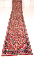 Persisk handknuten gallerimatta Sarough 440x80 cm