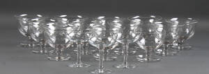 Jacob E. Bang for Holmegaard mm. Samling portionsglas dessertskåle mm. 15