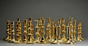 En stor samling engelske stager, 1800 og 1900-tallet 36