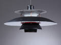 Poul Henningsen. PH5 pendel af senere mat sortlakeret metal