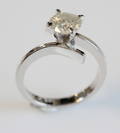 Solitaire ring ca. 1.32 ct.