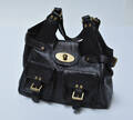 Mulberry taske af sort skind