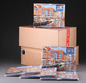 Copenhagen kalender. Parti 210 stk.
