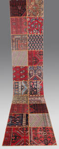 Matta, patchwork, 410 x 83 cm.