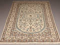 Persisk Nain med silke 300 x 200 cm