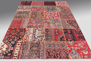 Matta, patchwork, 246 x 175 cm.