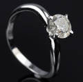 Solitaire ring ca. 0.95 ct.