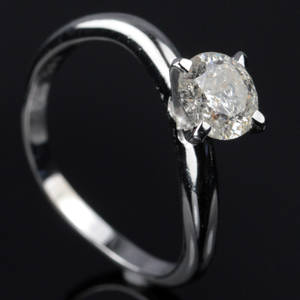 Solitaire ring ca. 0.95 ct.