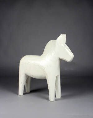 Dalahäst, Höjd 63,5 cm. 1900-tal.