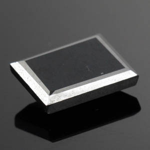 Uindfattet behandlet sort diamant ca 5.07 ct.