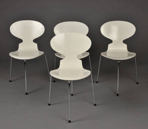 Arne Jacobsen, Myren, spisestole model 3100 4