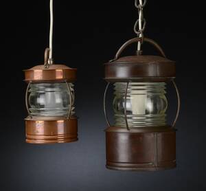 To toplanterner af kobber 2