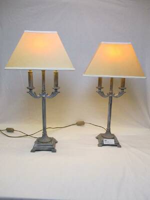 2 BORDSLAMPOR ANETA, H 60 CM