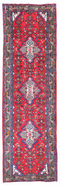 Persisk Hamadan løber, 301x90 cm.