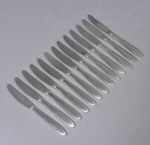 Georg Jensen. Gundorph Albertus. Mitra. 13 middagsknive 13