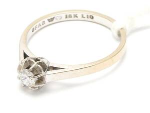 Ring 18K vitguld