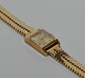 Vintage Omega de Ville damearmbåndsur af 14 kt. guld