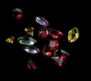 Uindfattet ædelstene ca. 3.58 ct. 15