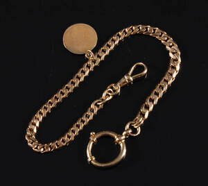 Urlænke, 14 kt. guld. Vægt 29.2 gr.