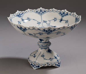 Kgl. P. Musselmalet helblonde opsats