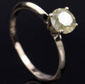 Solitaire ring ca. 1.08 ct.