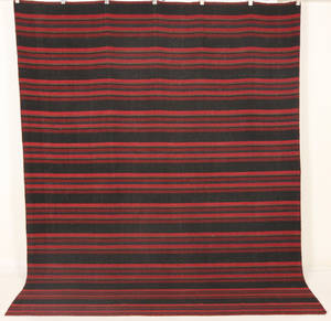 Orientalisk flatvävd matta, modern art Kelim 300 x 246 cm