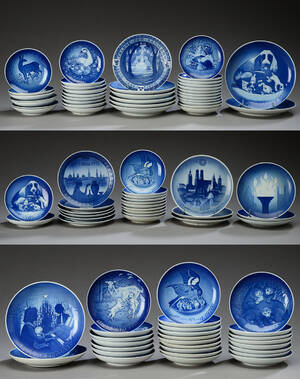 Samling Bing Grøndahl. Diverse platter 87