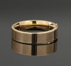 Oval guldarmring i 14kt.