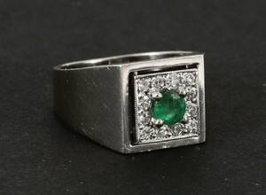 Ring i 18k vitguld