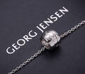 Georg Jensen. Fusion halskæde med vedhæng af 18 kt. hvidguld med brillanter
