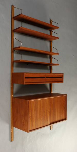 Poul Cadovius, System Royal reolsystem, teaktræ 6