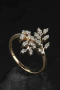 Diamantring ca. 0,40 ct.
