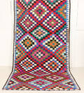 Matta, flatvävd, Harsin-kelim, 346x178 cm
