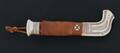 Kniv med slida, monogramsignerad HL