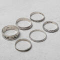 RINGAR, 6st, silver