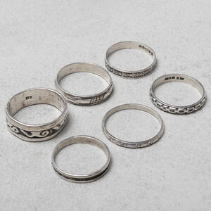 RINGAR, 6st, silver