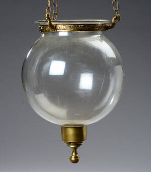 Ampel af belgisk krystal.