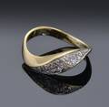 Brillantring af 14 kt. Guld