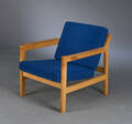 Børge Mogensen. Lænestol af egetræ, model 227
