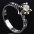 Solitaire ring ca. 1.37 ct.