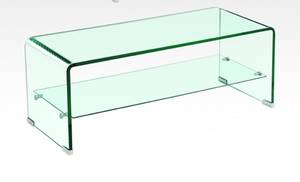 Sofabord af hærdet glas.