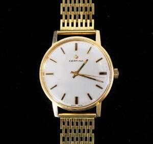 Herrarmbandsur i 14k, Certina