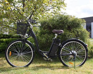 Elcykel, sort.