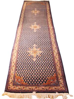 Handknuten matta, orientalisk