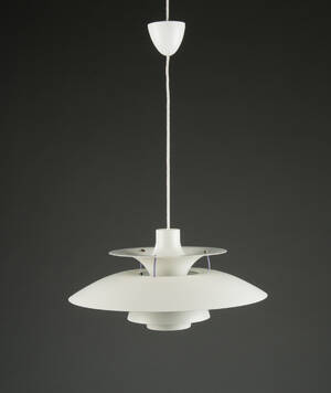 Poul Henningsen. PH5 Pendel, hvid 