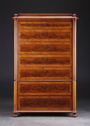 Chiffoniere, mahogni